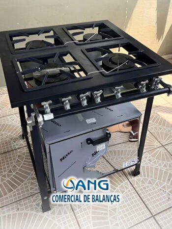 Fogão Industrial 4 Bocas com Forno