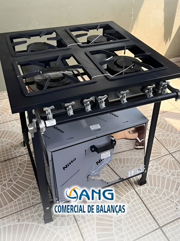 Fogão Industrial 4 Bocas